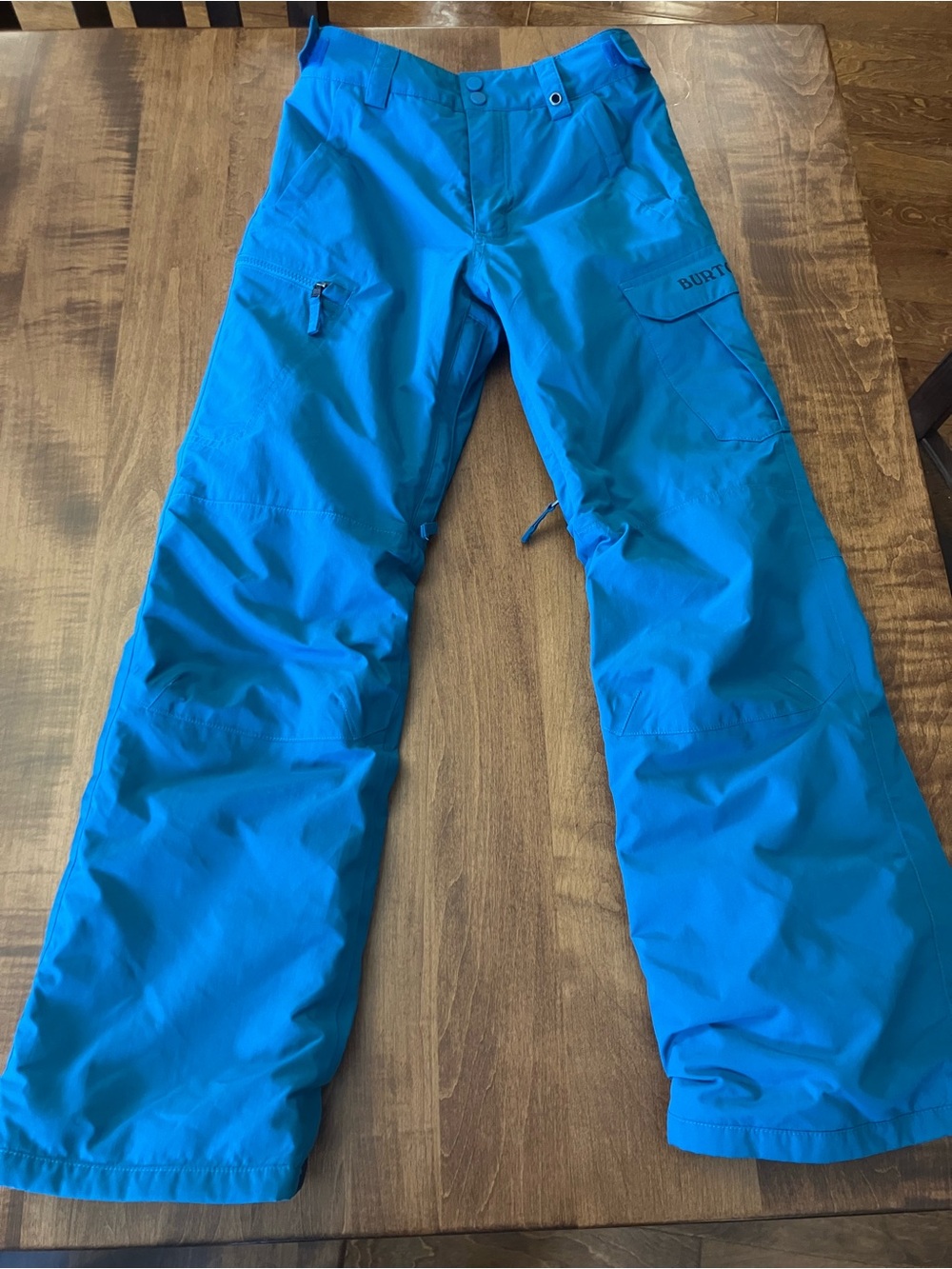 Burton boys snowboard pants size large (12) youth teal.